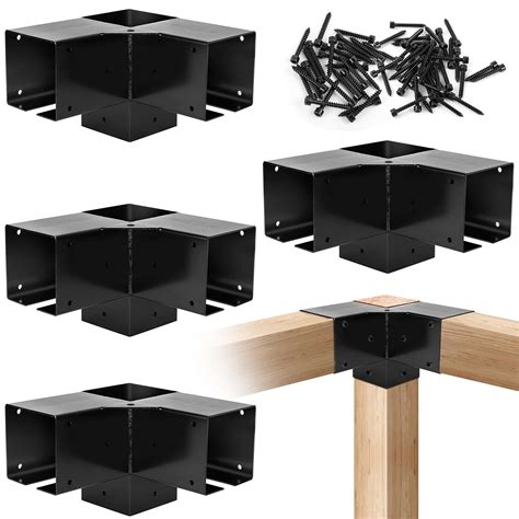 black metal brackets|black brackets for wood beams.